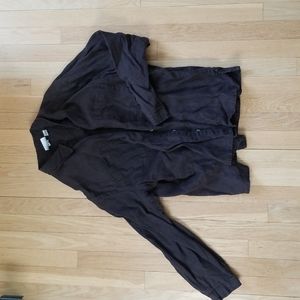 Chico's Design, long sleeved linen shirt